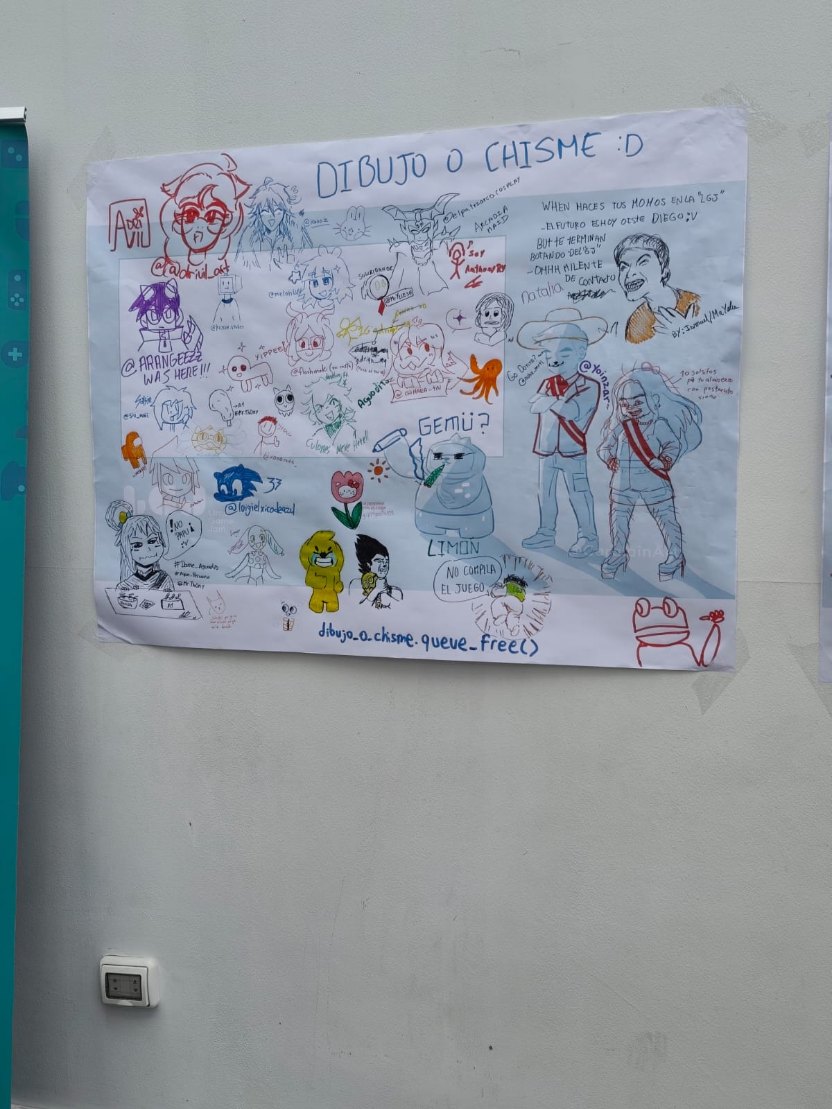 Panel de pensamientos en la Lima Game Jam 2026